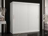 Gardróbszekrény RIFLO SLIM 1 180 (Towiro Slim 1 180), Szín: Fehér