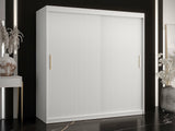 Gardróbszekrény RIFLO SLIM 1 180 (Towiro Slim 1 180), Szín: Fehér