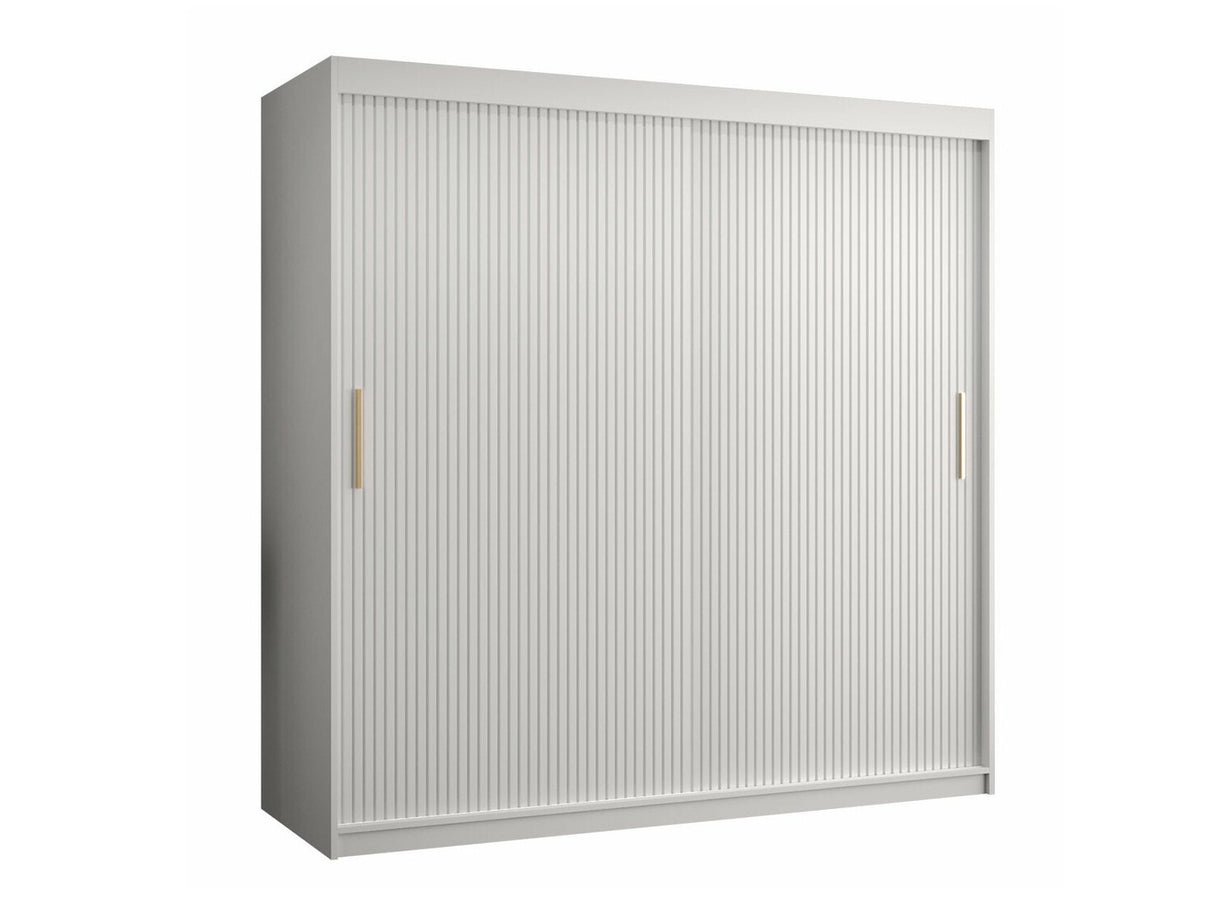 Gardróbszekrény RIFLO SLIM 1 180 (Towiro Slim 1 180), Szín: Fehér