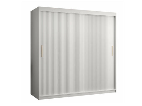 Gardróbszekrény RIFLO SLIM 1 180 (Towiro Slim 1 180), Szín: Fehér