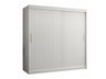 Gardróbszekrény RIFLO SLIM 1 180 (Towiro Slim 1 180), Szín: Fehér