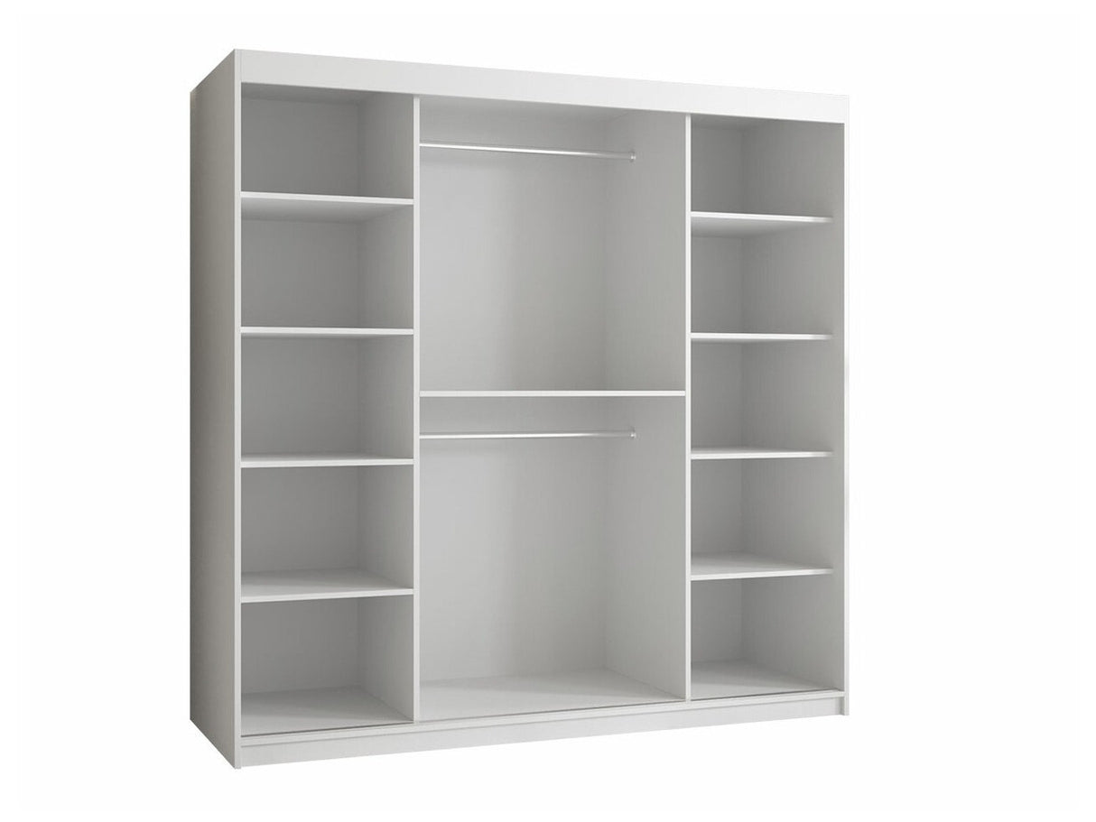 Gardróbszekrény RIFLO SLIM 1 180 (Towiro Slim 1 180), Szín: Fehér
