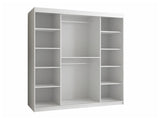 Gardróbszekrény RIFLO SLIM 1 180 (Towiro Slim 1 180), Szín: Fehér