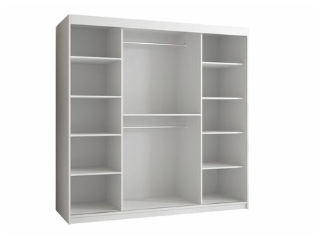 Gardróbszekrény RIFLO SLIM 1 180 (Towiro Slim 1 180), Szín: Fehér