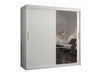 Gardróbszekrény RIFLO SLIM 2 180 (Towiro Slim 2 180), Szín: Fehér