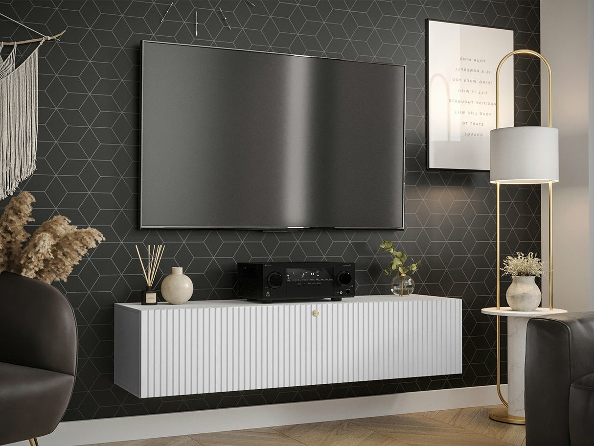 TV-állvány WALDI RIFLO SLIM 150 (Towiro Slim I 150), Szín: Fehér
