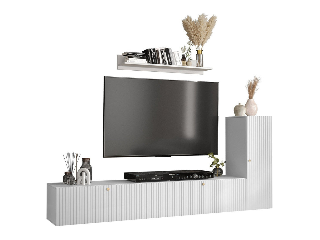 Nappali szett WALDI RIFLO SLIM III (Towiro Slim I 3), Szín: Fehér