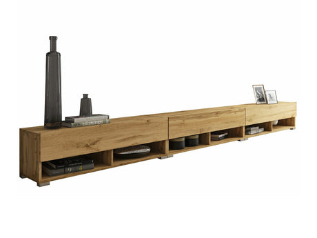 TV-állvány Lowboard A300 (Adenik 300), Szín: Wotan tölgy, Led világítás: Nem