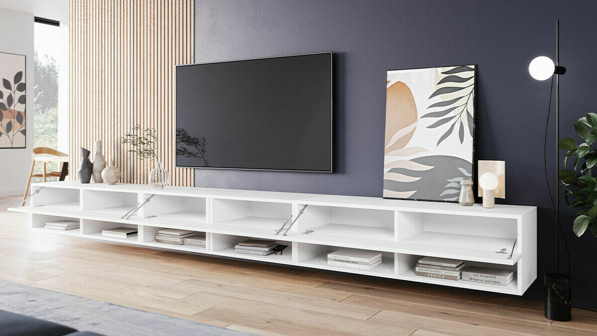 TV-állvány Lowboard A300 (Adenik 300), Szín: Wotan tölgy, Led világítás: Igen