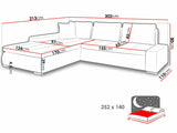 Sarokkanapé Orkan (Herkules), Szín: Zetta 291 + Zetta 294