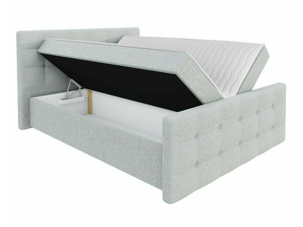 Kontinentális ágy MILANO 1 (Peregryn 1), Alvó felület mérete: 160 x 200 cm, Szín: Rico 01