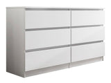 Komód MALWA M6 (Osko OK6), Szín: Fehér