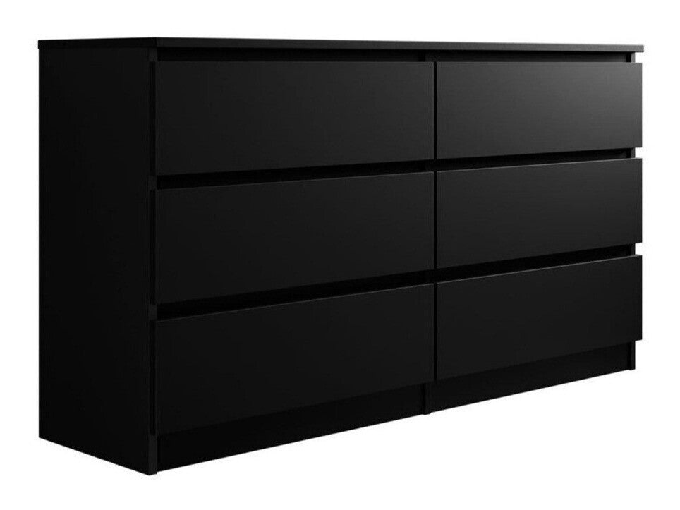 Komód MALWA M6 (Osko OK6), Szín: Fekete