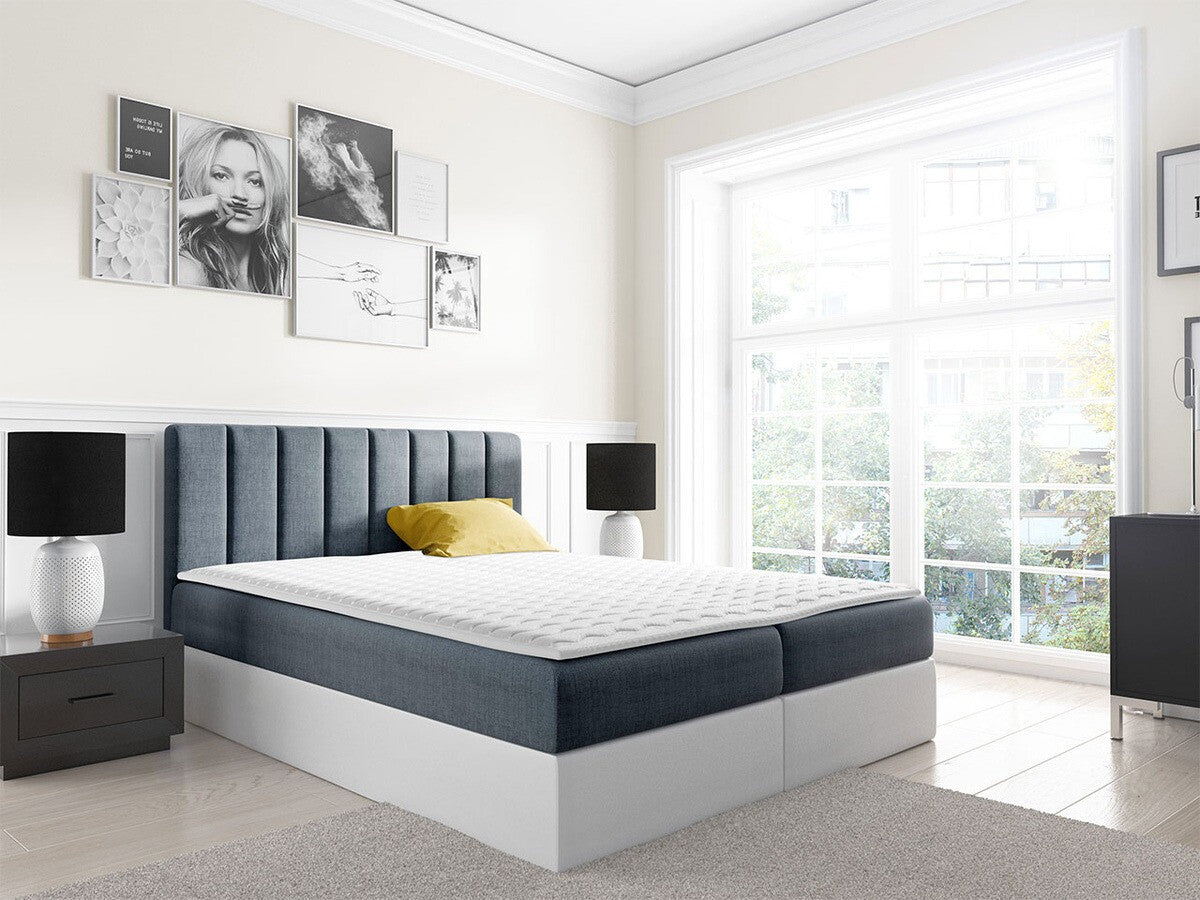 Kontinentális ágy Vigo (Figo), Szín: Soft 017 + Spirit 13, Alvó felület mérete: 160 x 200 cm
