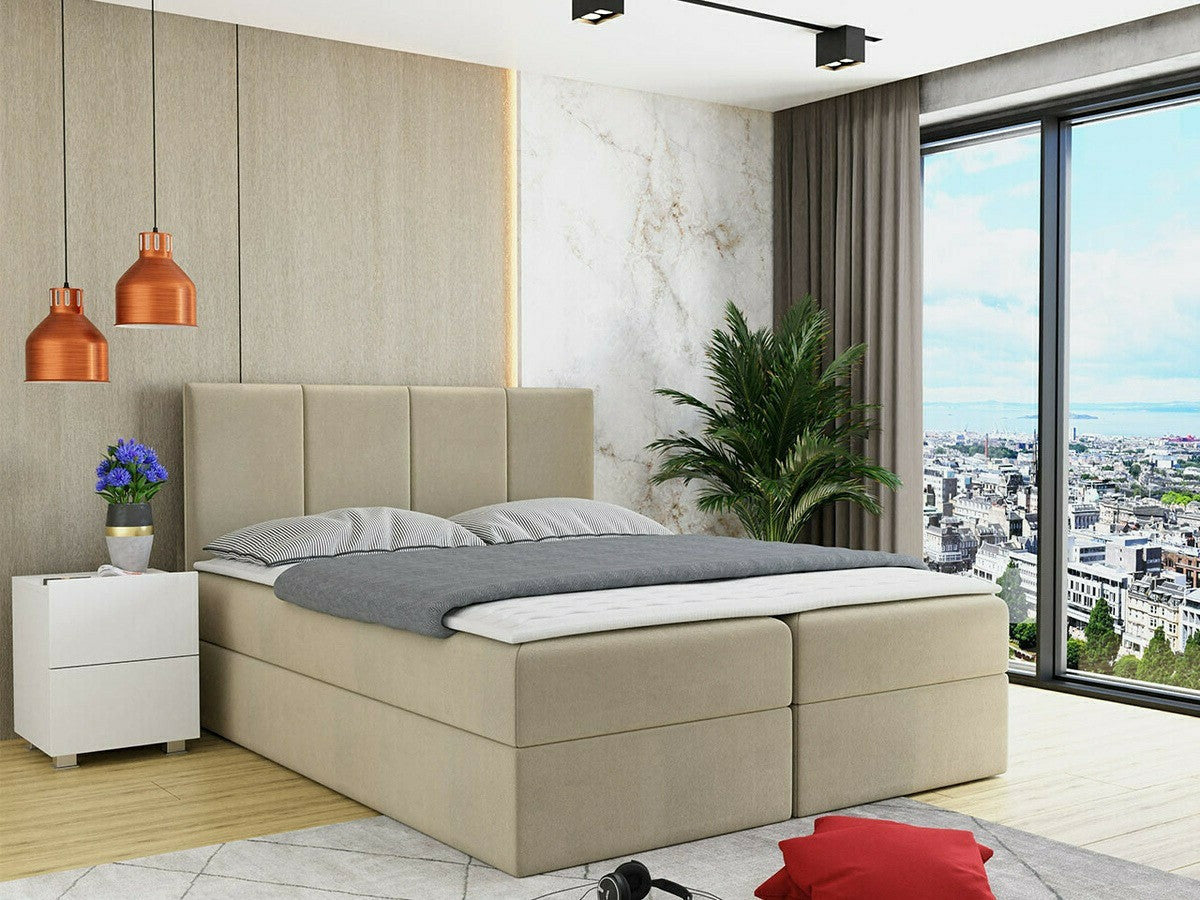 Kontinentális ágy Rebos, Szín: Manila 02, Alvó felület mérete: 180 x 200 cm