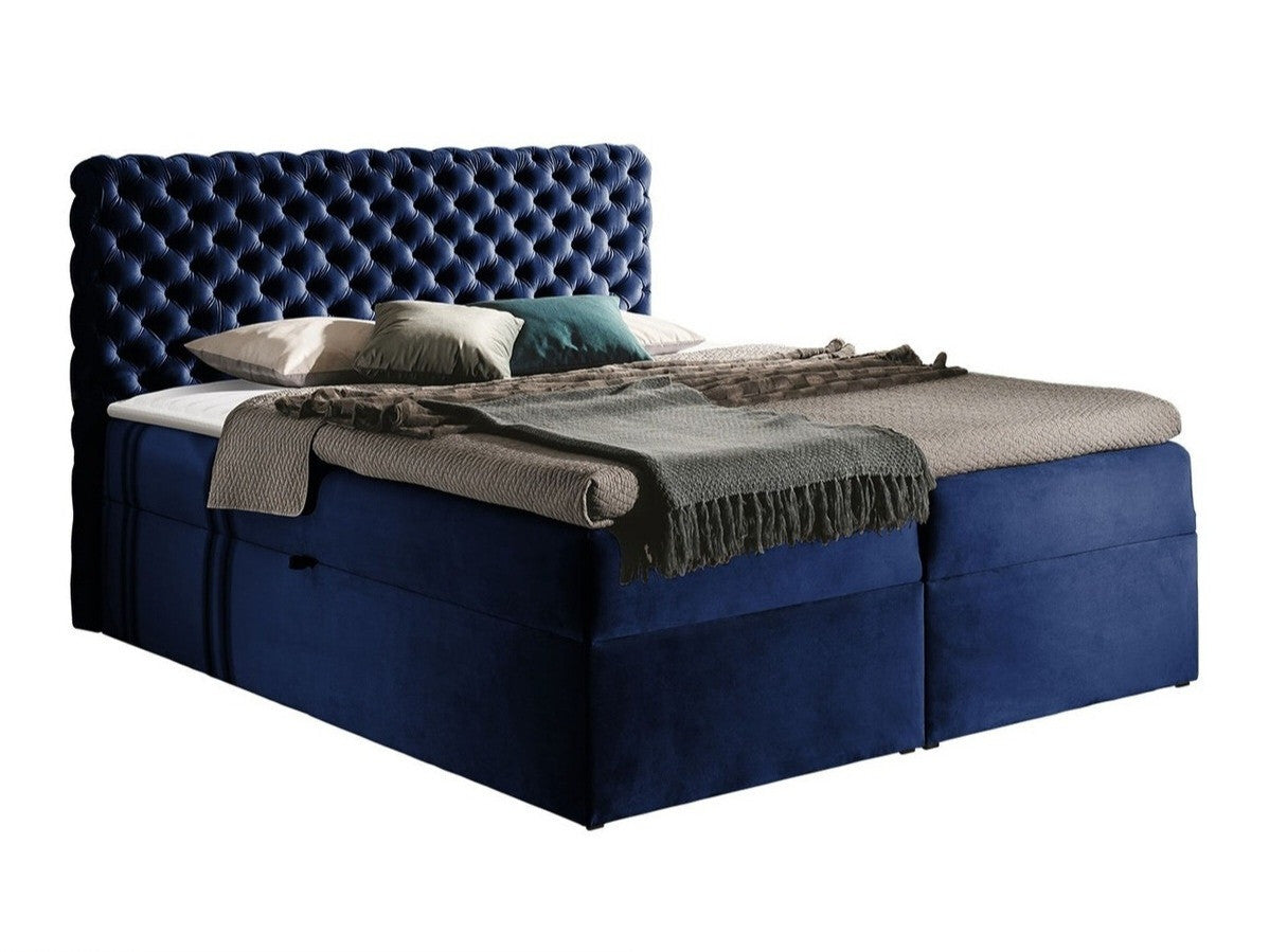 Kontinentális ágy CHESTERFIELD, Szín: Magic Velvet 2216, Alvó felület mérete: 180 x 200 cm