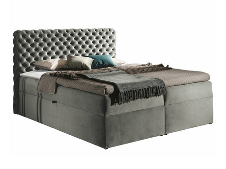 Kontinentális ágy CHESTERFIELD, Szín: Magic Velvet 2217, Alvó felület mérete: 160 x 200 cm