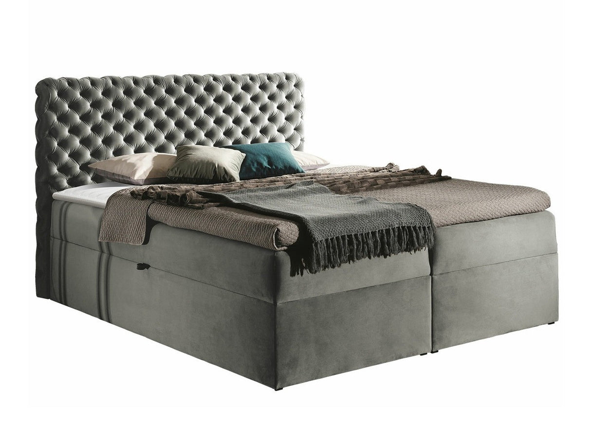 Kontinentális ágy CHESTERFIELD, Szín: Magic Velvet 2217, Alvó felület mérete: 180 x 200 cm