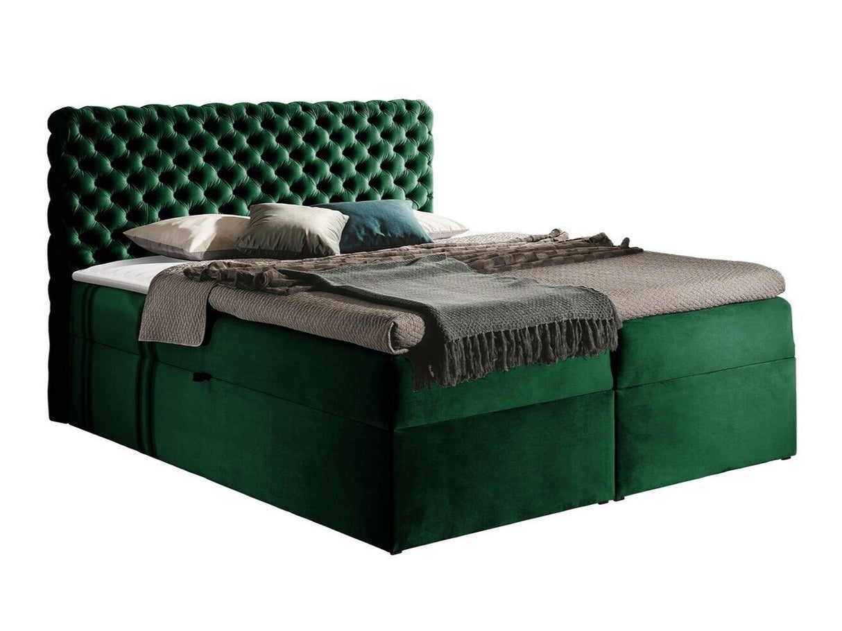 Kontinentális ágy CHESTERFIELD, Szín: Magic Velvet 2225, Alvó felület mérete: 120 x 200 cm