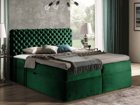 Kontinentális ágy CHESTERFIELD, Szín: Magic Velvet 2225, Alvó felület mérete: 120 x 200 cm