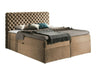 Kontinentális ágy CHESTERFIELD, Szín: Magic Velvet 2206, Alvó felület mérete: 200 x 200 cm