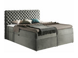 Kontinentális ágy CHESTERFIELD, Szín: Magic Velvet 2217, Alvó felület mérete: 200 x 200 cm