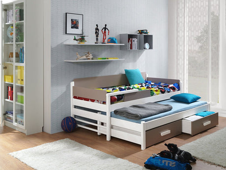 Ágy Dois 80 (Cyprus 80), Szín: Fehér + Triufel