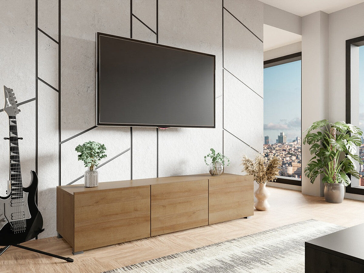 TV-állvány Calabrini 150 (Bralani BR04), Szín: Arany tölgy