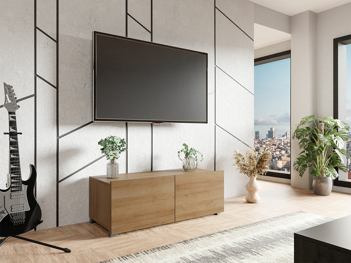 TV-állvány Calabrini 100 (Bralani BR03), Szín: Arany tölgy