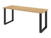 Asztal IMPERIAL (Wawik) 185x67, Szín: Artisan tölgy + Fekete