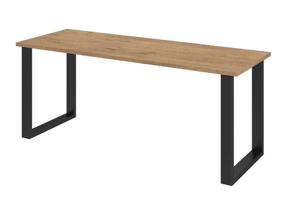 Asztal IMPERIAL (Wawik) 185x67, Szín: Lándzsa tölgy + Fekete