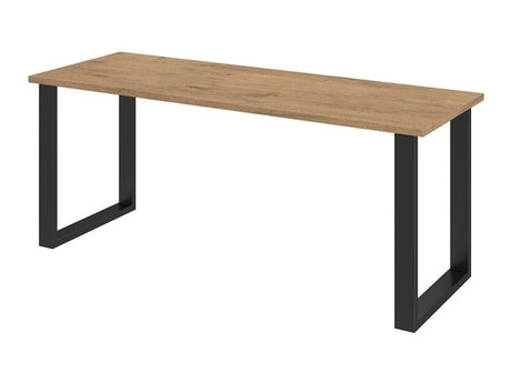 Asztal IMPERIAL (Wawik) 185x67, Szín: Lándzsa tölgy + Fekete