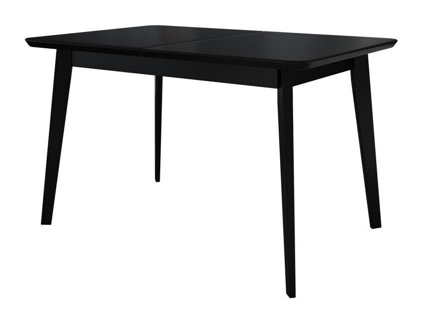 Asztal SKANDI 140 + (1x40) x 80 (Botiler), Szín: Fekete