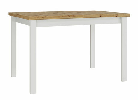 Asztal Alba 1 80 x 120/150 (Diesel 1), Munkalap színe: Artisan tölgy, Lábak színe: Fehér