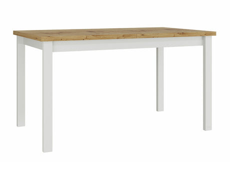 Asztal Alba 80 x 140/180 2 (Diesel 2), Munkalap színe: Artisan tölgy, Lábak színe: Fehér