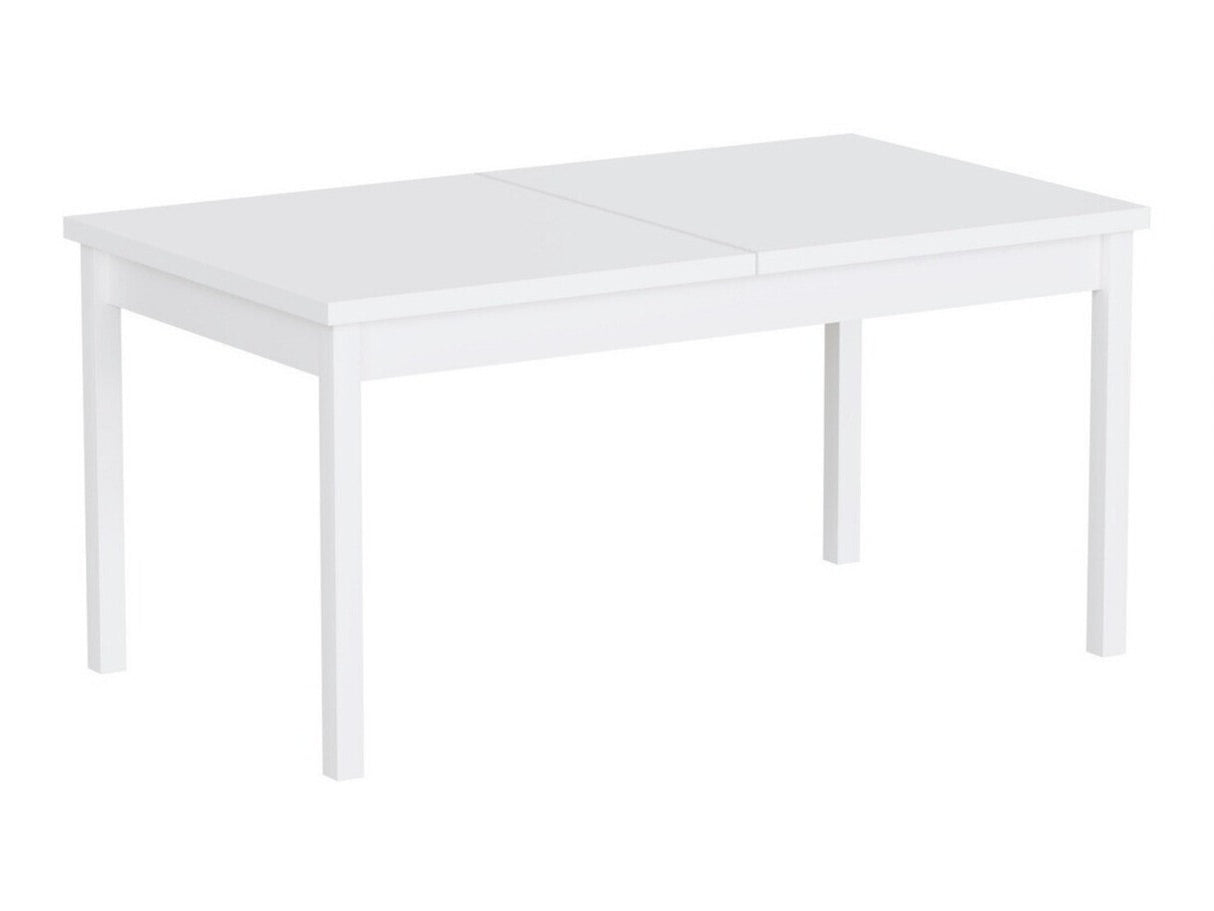 Asztal Alba 4 90 x 160/200 (Diesel 90 x 160/200 4), Munkalap színe: Fehér , Lábak színe: Fehér