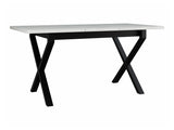 Asztal Stół IKON 1 L LAMINAT Blat: Dąb Artisan / Podst.: Czarny fém 5903211234651 (Artisan tölgy + Fekete)