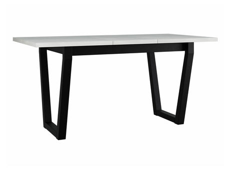 Asztal Stół IKON 2 L LAMINAT Blat: Biały / Podst.: Czarny fém 5903211234682 (Fehér + Fekete)