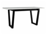 Asztal Stół IKON 2 L LAMINAT Blat: Dąb Artisan / Podst.: Czarny fém 5903211234699 (Fekete + Artisan tölgy)