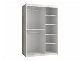 Gardróbszekrény Szafa RIFLO SLIM 1 120 (Towiro) Czarny 5903211254161 (Fekete)