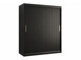 Gardróbszekrény Szafa RIFLO SLIM 1 150 (Towiro) Czarny 5903211254185 (Fekete)