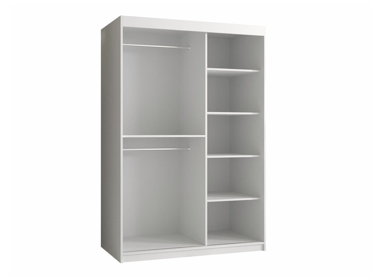Gardróbszekrény Szafa RIFLO SLIM 2 120 (Towiro) Czarny 5903211254222 (Fekete)
