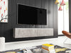TV-állvány Lowboard D140 (Dlone 140), Led világítás: Nem, Szín: Beton