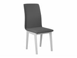 Étkezőgarnitúra 23 (OSLO 5 + LUNA 1), Asztal színe: Artisan tölgy + Fehér, Kárpit: Kronos 22