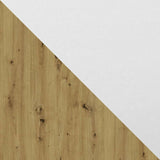 Étkezőgarnitúra 24 (OSLO 6 + LUNA 2) II, Asztal színe: Artisan tölgy + Fehér, Kárpit: Kronos 7