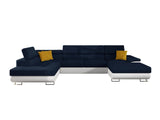 Sarokkanapé Kiságyere BIS (Alvin Bis), Szín: Soft 017 + Uttario Velvet 2967 + Uttario Velvet 2959, Változatok: Balos