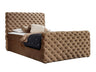 Kontinentális ágy CHESTERFIELD LUX (Tigline Lux), Szín: Velluto 30, Alvó felület mérete: 160 x 200 cm