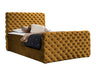 Kontinentális ágy CHESTERFIELD LUX (Tigline Lux), Szín: Velluto 8, Alvó felület mérete: 200 x 200 cm