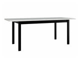 Asztal Alba 4 90 x 160/200 (Diesel 90 x 160/200 4), Munkalap színe: Artisan tölgy, Lábak színe: Fekete