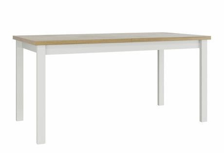 Asztal Alba 4 90 x 160/200 (Diesel 90 x 160/200 4), Munkalap színe: Sonoma tölgy , Lábak színe: Fehér